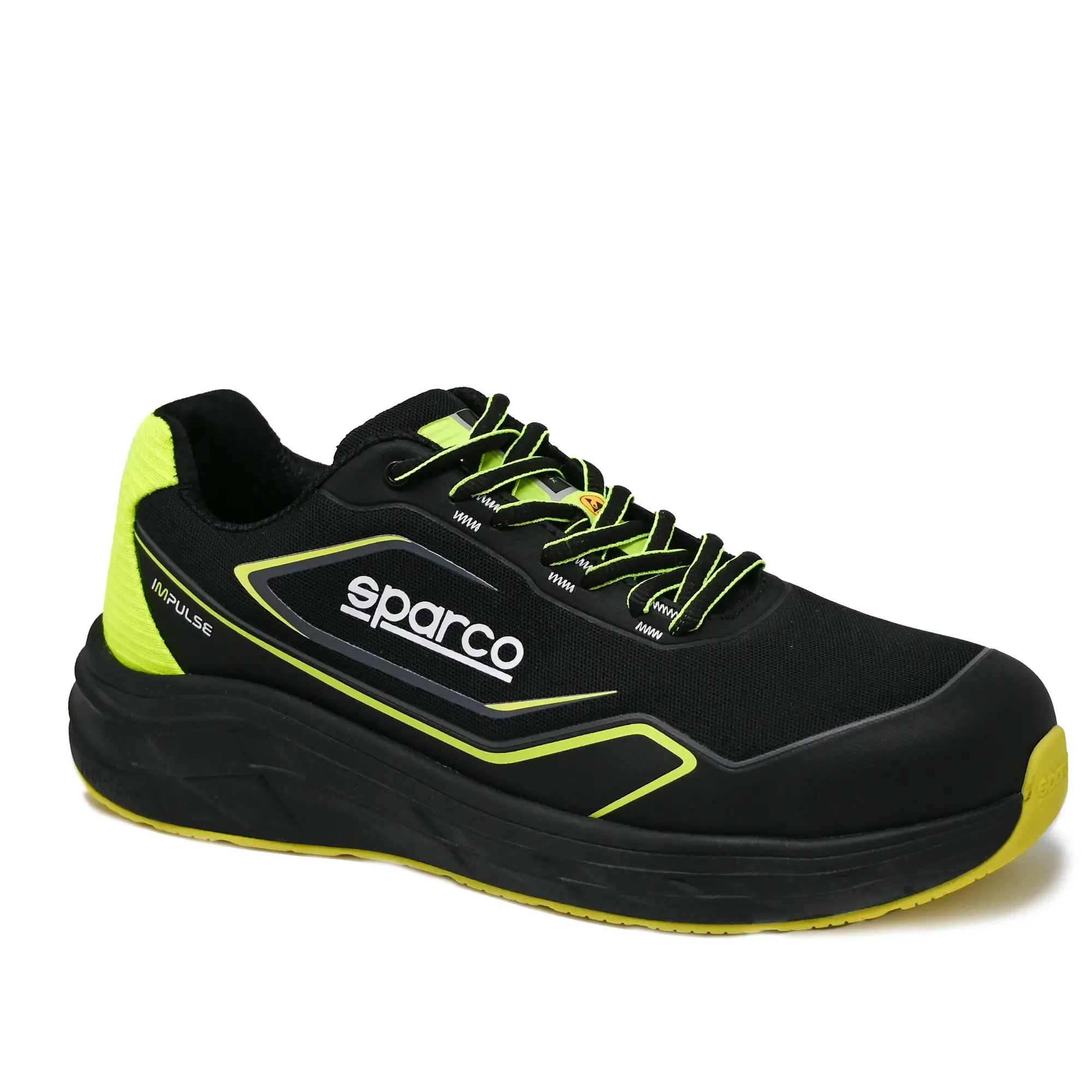SPARCO 0754546NRGF Черевики Impulse Luton S1PS ESD Чорний/Жовтий флуо 46 Photo-2