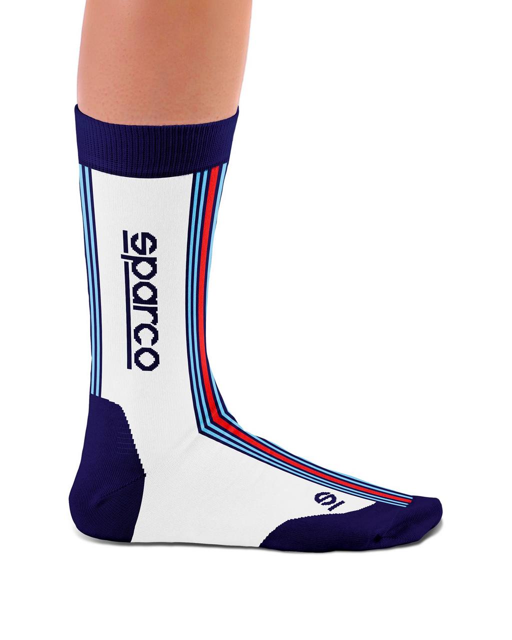 SPARCO 099145MRBIBMN2 Шкарпетки Iconic design MARTINI RACING Синій/Білий 41-46 Photo-0