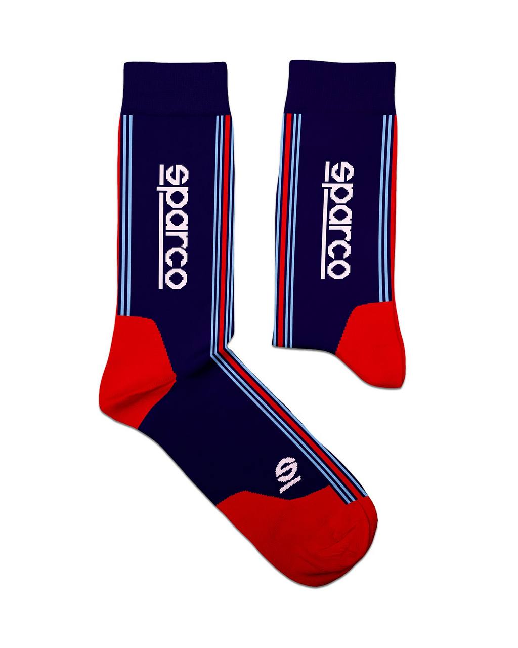 SPARCO 099145MRBMRSN2 Шкарпетки Iconic design MARTINI RACING Синій/Червоний 41-46 Photo-3