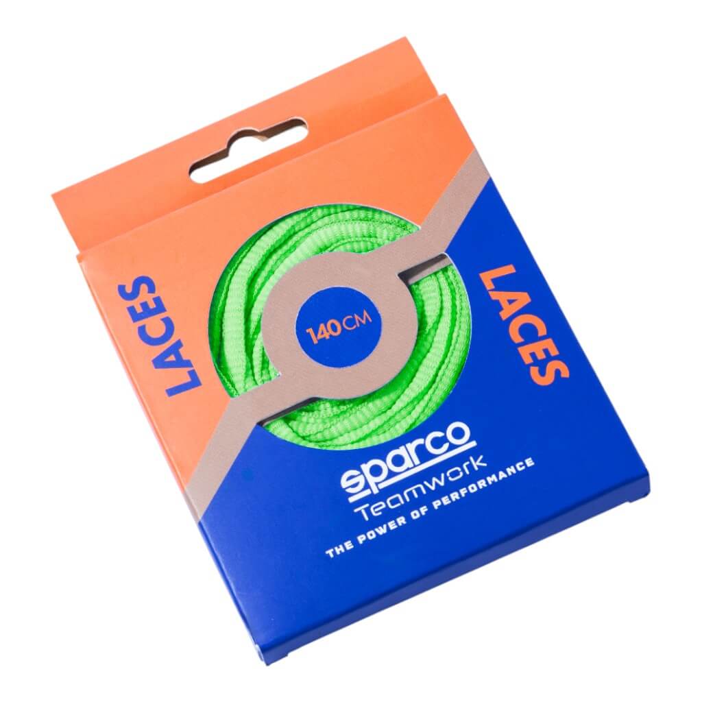 SPARCO BAT0024B0G06140 Шнурівки для взуття TW ST V1, Флуо Зелений, Розмір 140 Photo-0