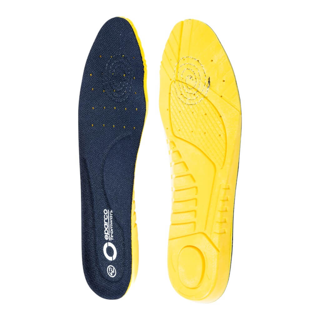SPARCO BAT0027B0K09048 Устілки для взуття TW ST R1, Чорний/Жовтий, Розмір 48 Photo-1