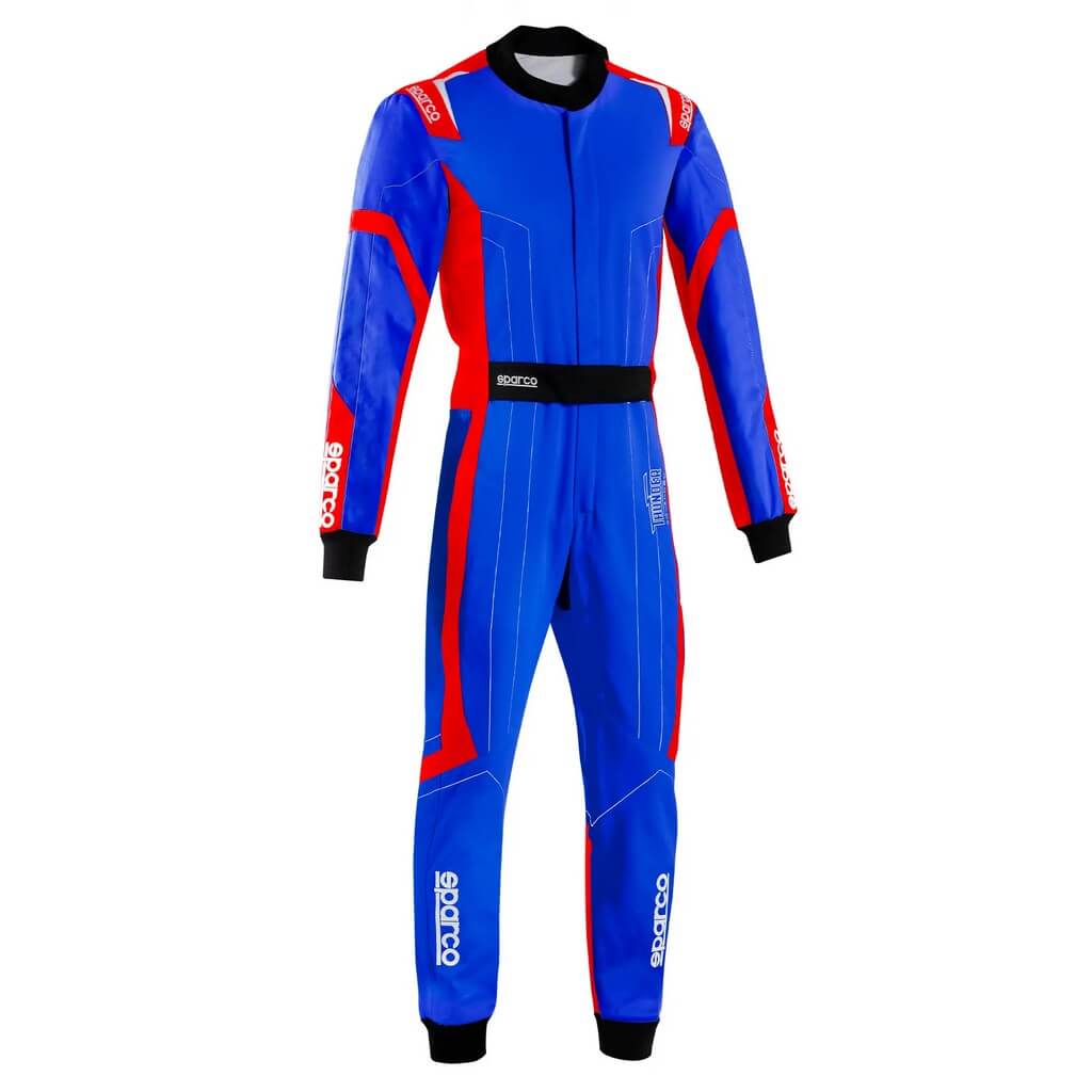 SPARCO BKS0010B0B2200S Костюм для картингу Thunder Advanced, Синій / Червоний, Розмір S Photo-0