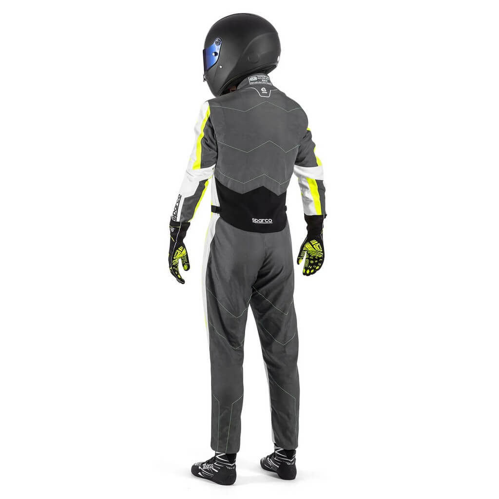 SPARCO BKS0011B0E3300M Костюм для картингу Kerb Advanced, Темний сірий / Жовтий флуо, Розмір M Photo-2