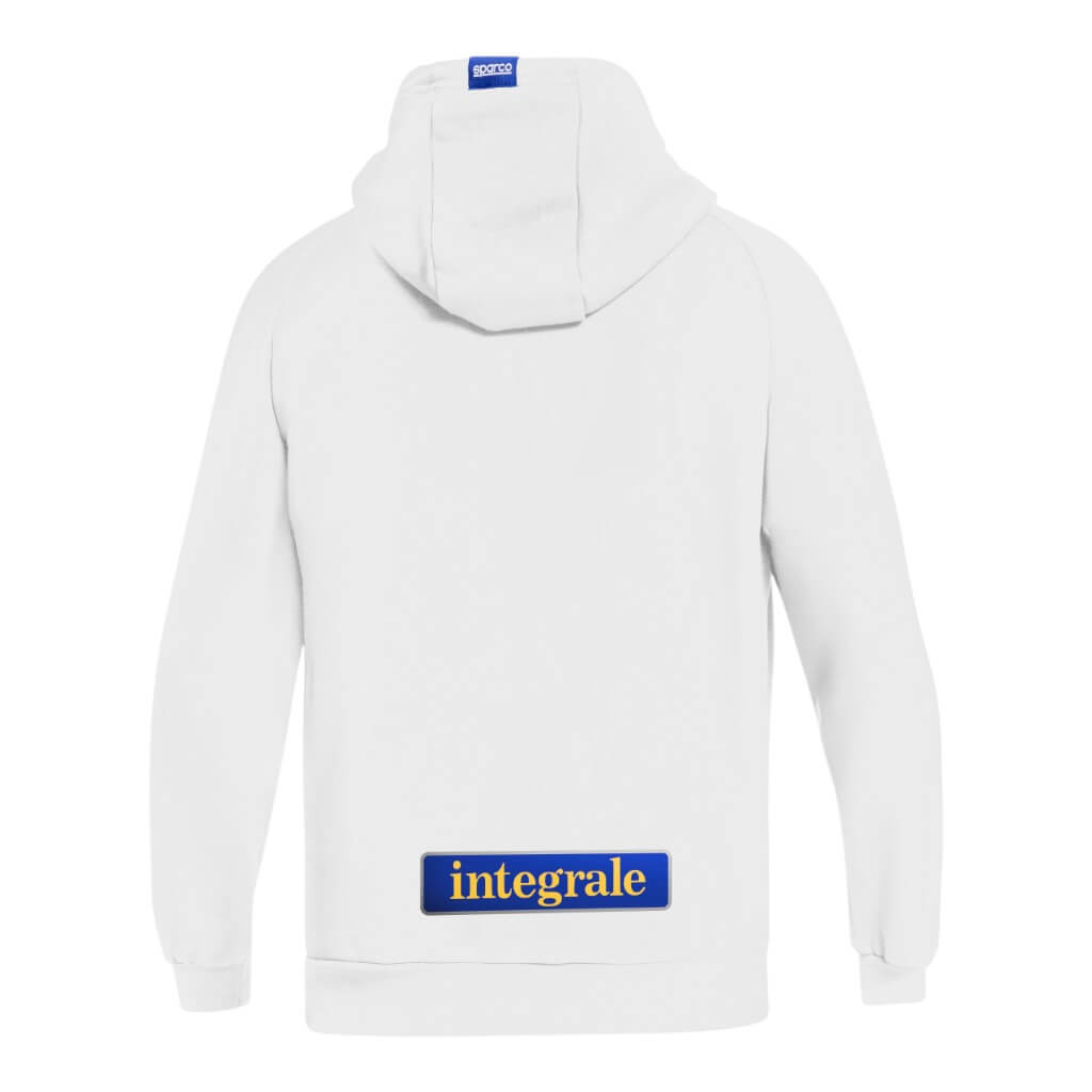 SPARCO BMF0017N0W0900L Худі Lancia HF Delta, Білий/Червоний, Розмір L Photo-1