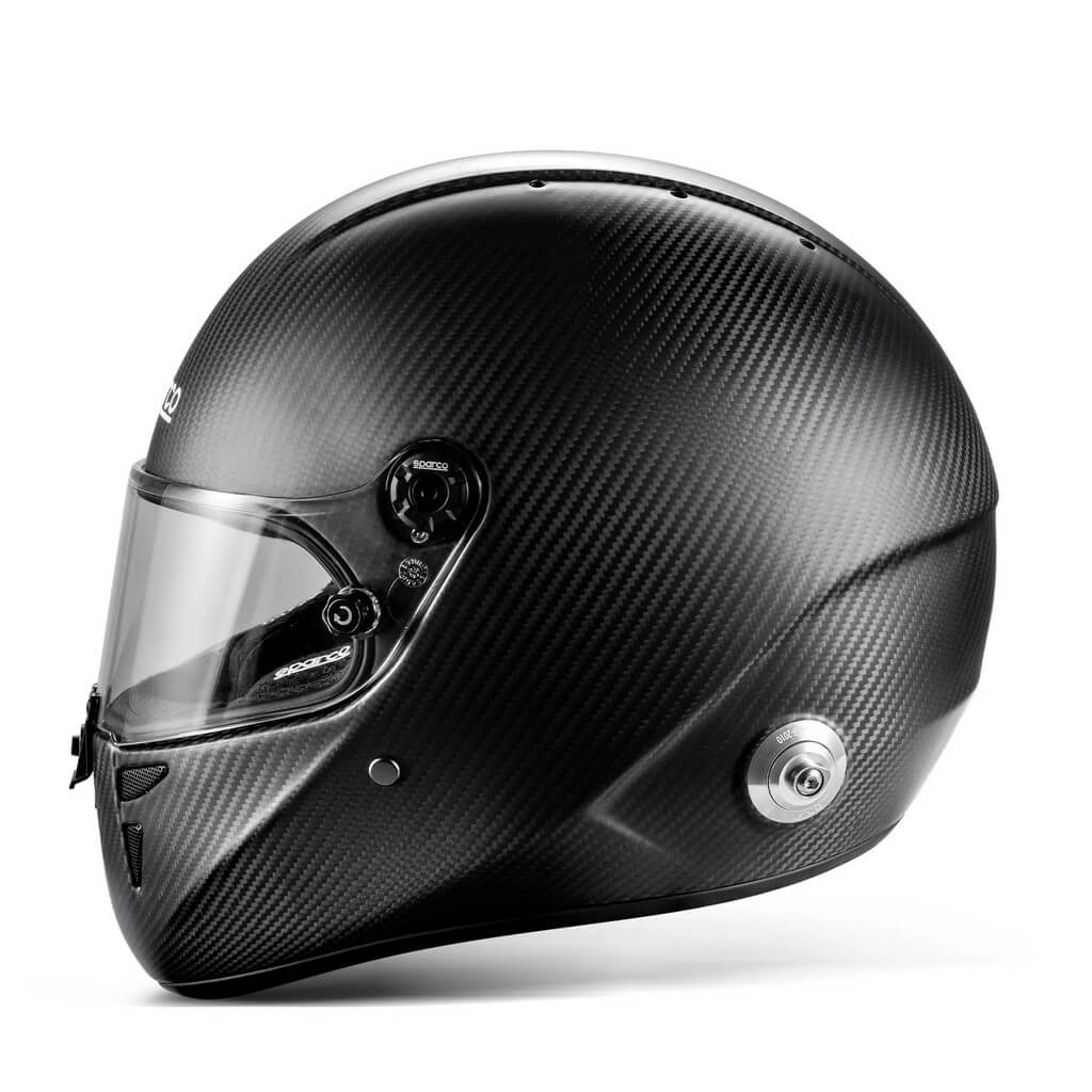 SPARCO BRH0003B0K010XS Закритий шолом Stealth RF Carbon, FIA 8859-2024, Чорний, Розмір XS Photo-2