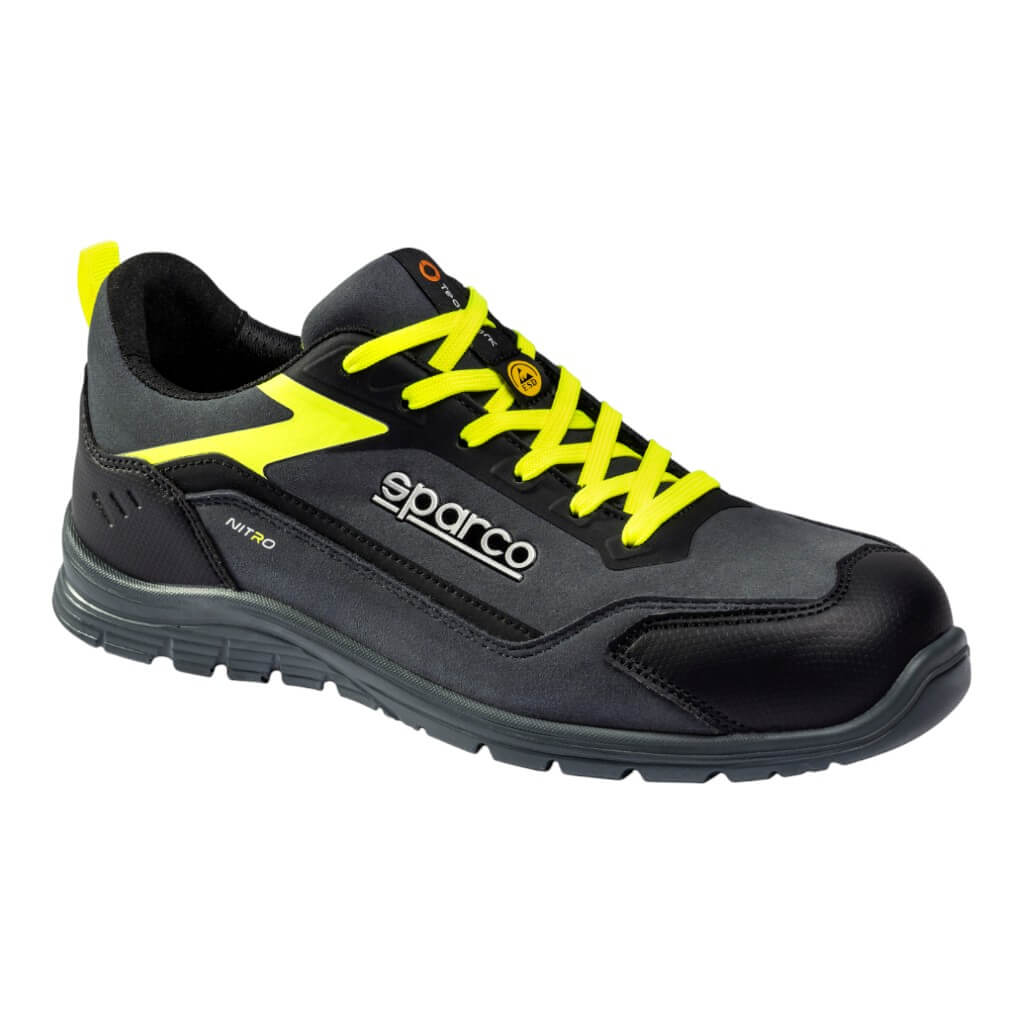 SPARCO BTB0044B0E33045 Черевики механіка Nitro Elfyn S3S, Темно-сірий/Флуо Помаранчевий, Розмір 45 Photo-0