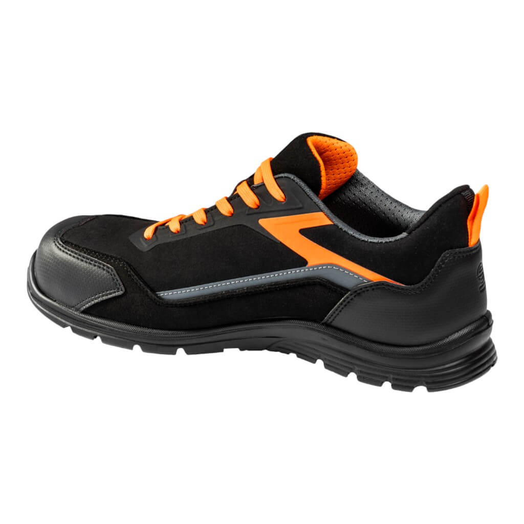 SPARCO BTB0044B0K04037 Черевики механіка Nitro Kalle S3S, Чорний/Флуо Помаранчевий, Розмір 37 Photo-1