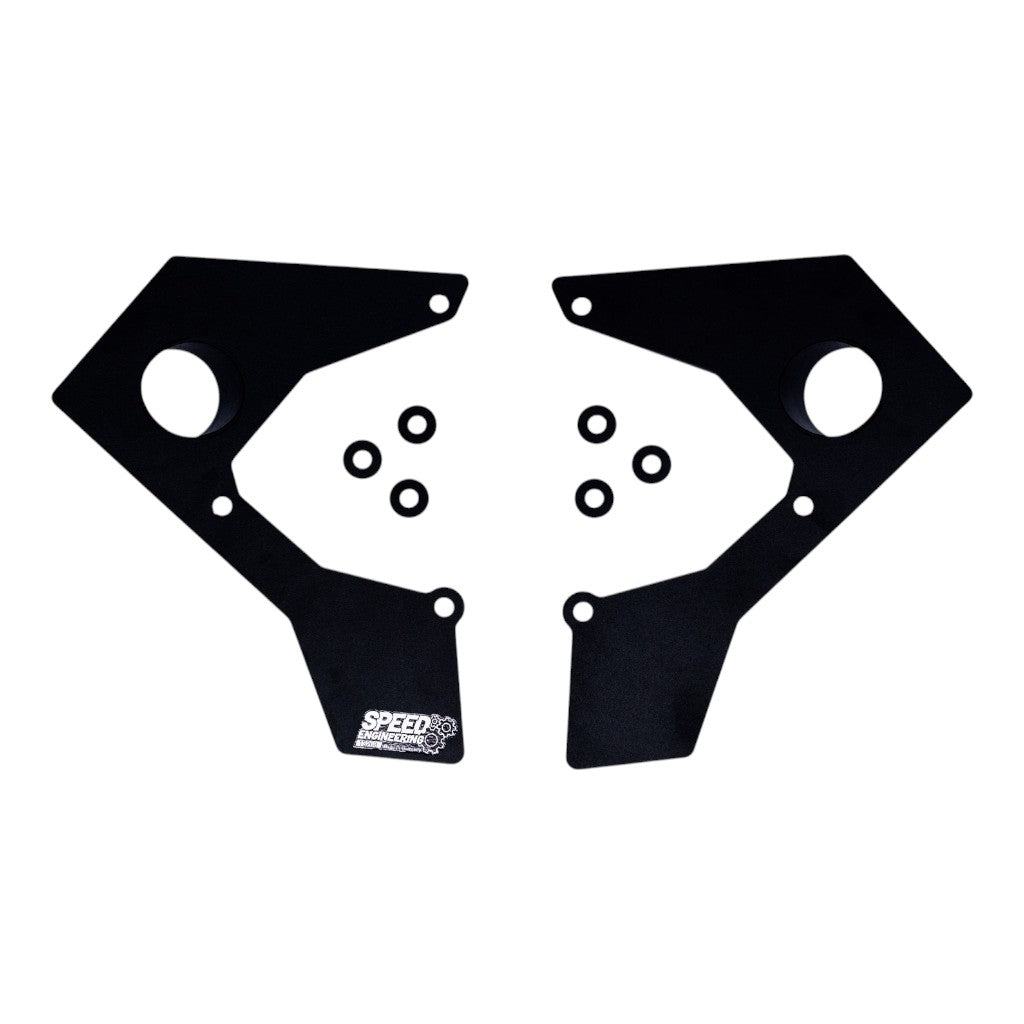 SPEED ENGINEERING 13456 Комплект охолодження передніх гальм для VW Golf GTI / R (Mk7) / SEAT Leon Cupra (5F) Photo-3