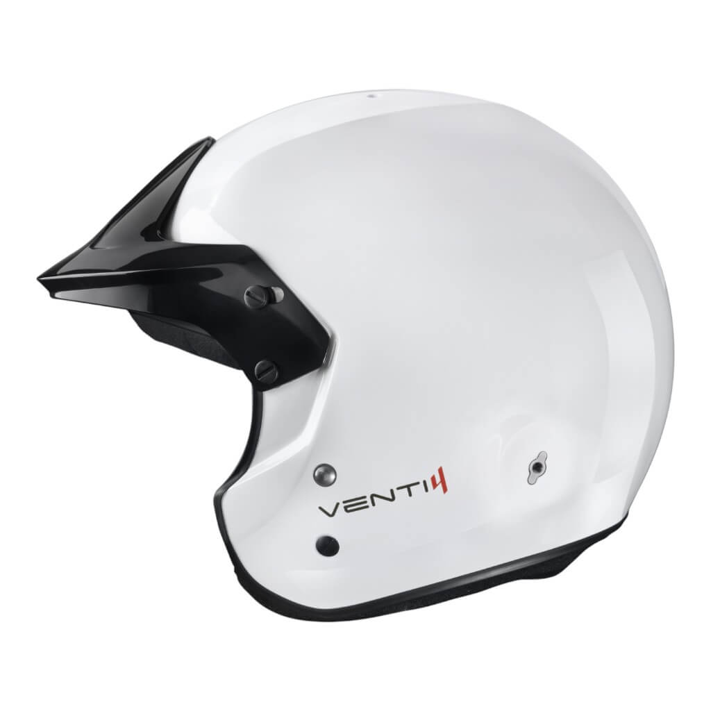 STILO AA0114AF2X580101 Відкритий шолом Venti4 Trophy Jet Composite, FIA 8859-24, Білий/ Чорний, Розмір 58 Photo-2