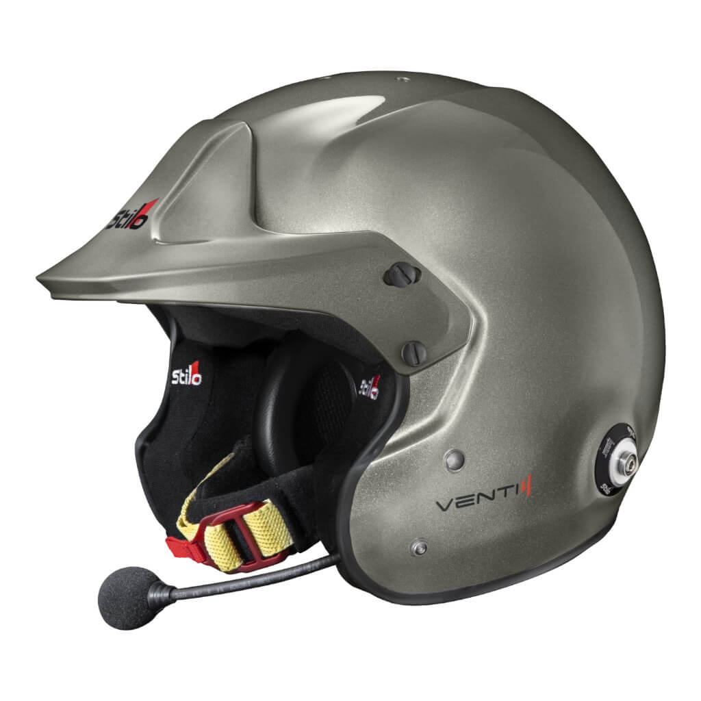 STILO AA0114EG2X63 Відкритий шолом Venti4 Trophy Plus Composite, FIA 8859-24 Hans, Титан/ Чорний, Розмір 63 Photo-0