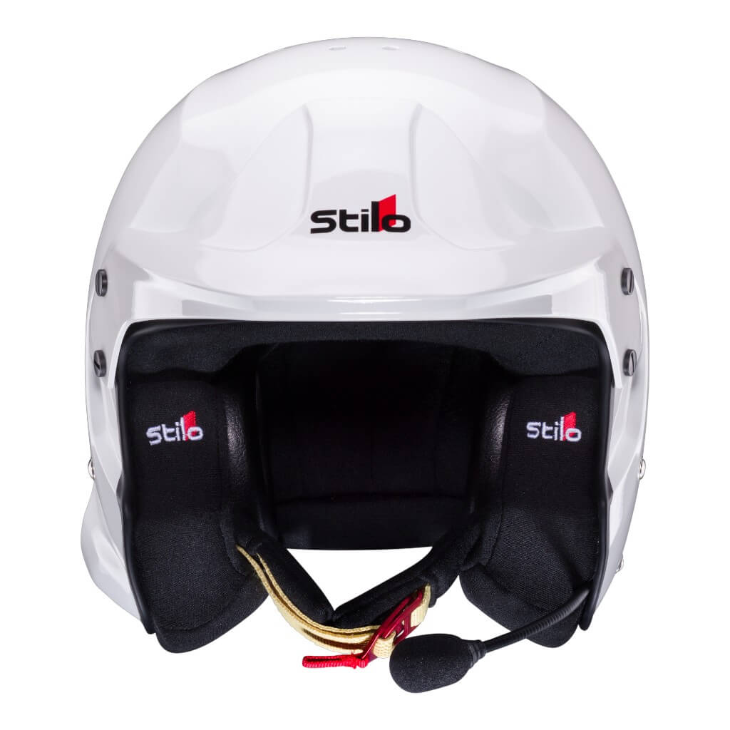 STILO AA0114EG2X590101 Відкритий шолом Venti4 Trophy Plus Composite, FIA 8859-24 Hans, Білий/ Чорний, Розмір 59 Photo-2