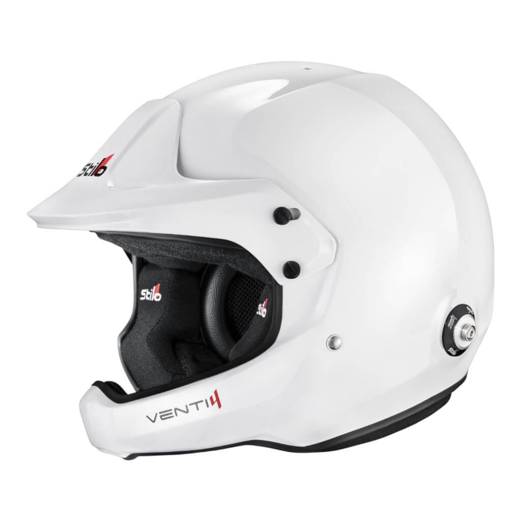 STILO AA0224BG2X580101 Відкритий шолом Venti4 WRC Composite Rally, FIA 8859-24 Hans, Білий/ Чорний, Розмір 58 Photo-0