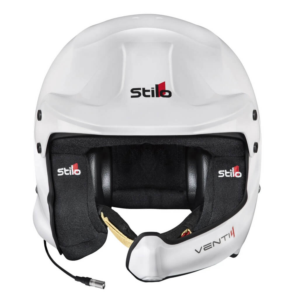 STILO AA0224CG2X590101 Відкритий шолом Venti4 WRC Composite Turismo, FIA 8859-24 Hans, Білий/ Чорний, Розмір 59 Photo-1