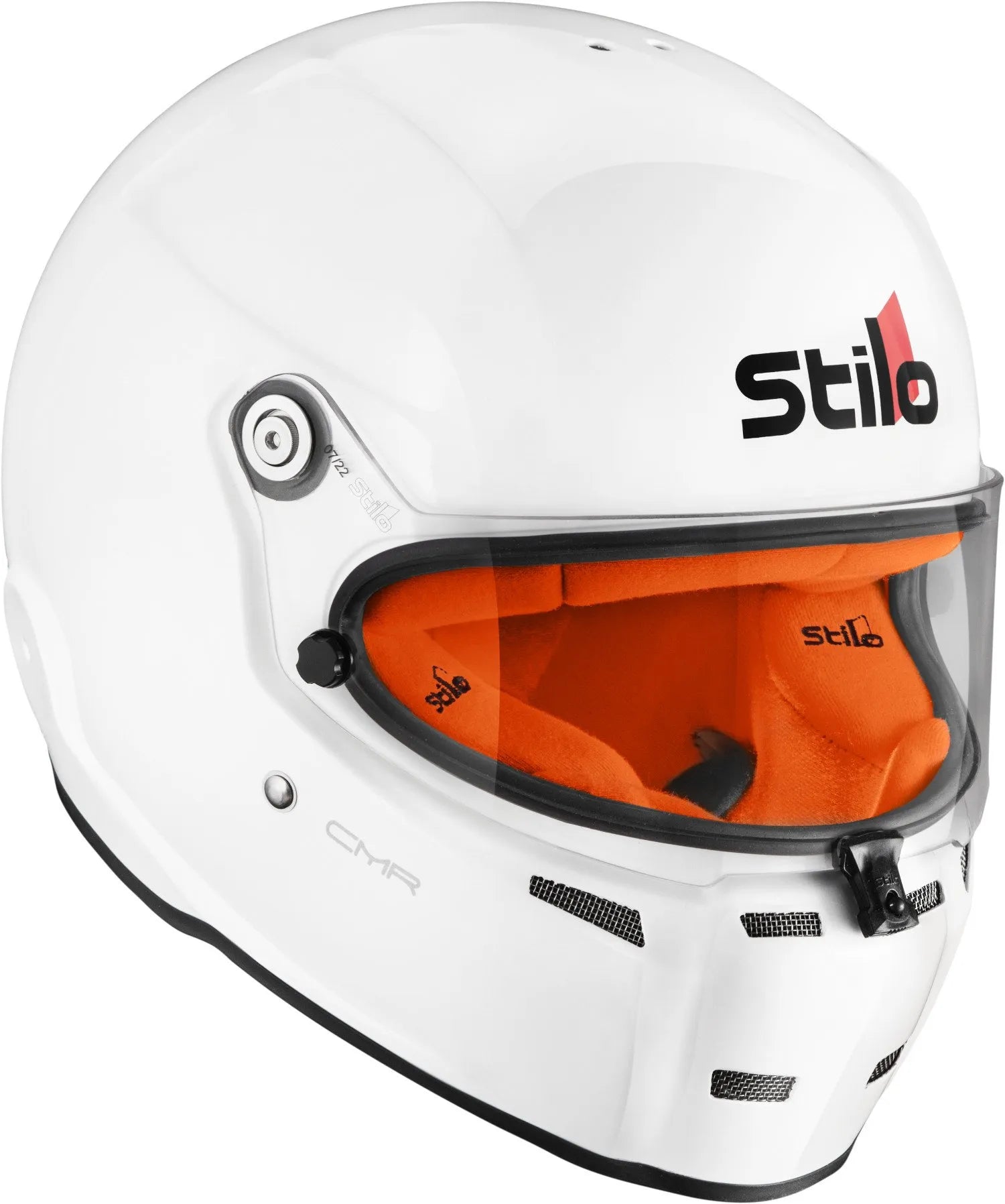 STILO AA0721AH2P54ORA Шолом для картингу ST5 CMR Snell 2016 Білий / Оранжева підкладка - 54 Photo-0