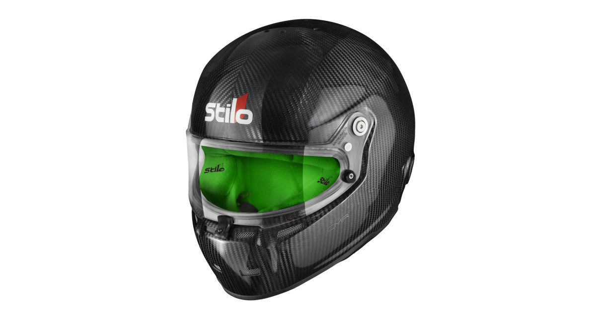 STILO AA0722AH1P59GRE Шолом для картингу ST5 Snell CMR 2016 Карбон / Зелена підкладка - 59 Photo-0
