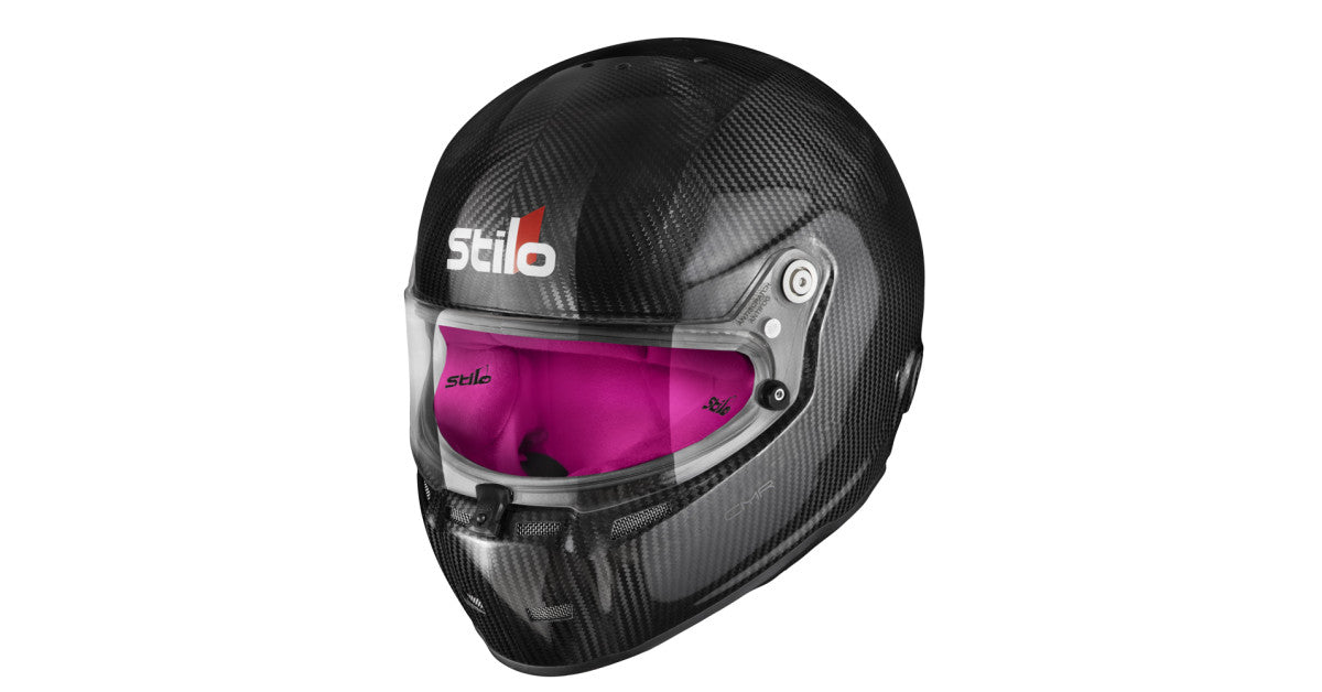 STILO AA0722AH1P55PNK Шолом для картингу ST5 Snell CMR 2016 Карбон / Рожева підкладка - 55 Photo-0