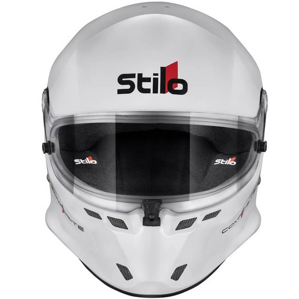 STILO AA0800CG2X640101 Закритий шолом ST6 F Composite Turismo, FIA 8859-24 Hans, Білий/ Чорний, Розмір 64 Photo-2