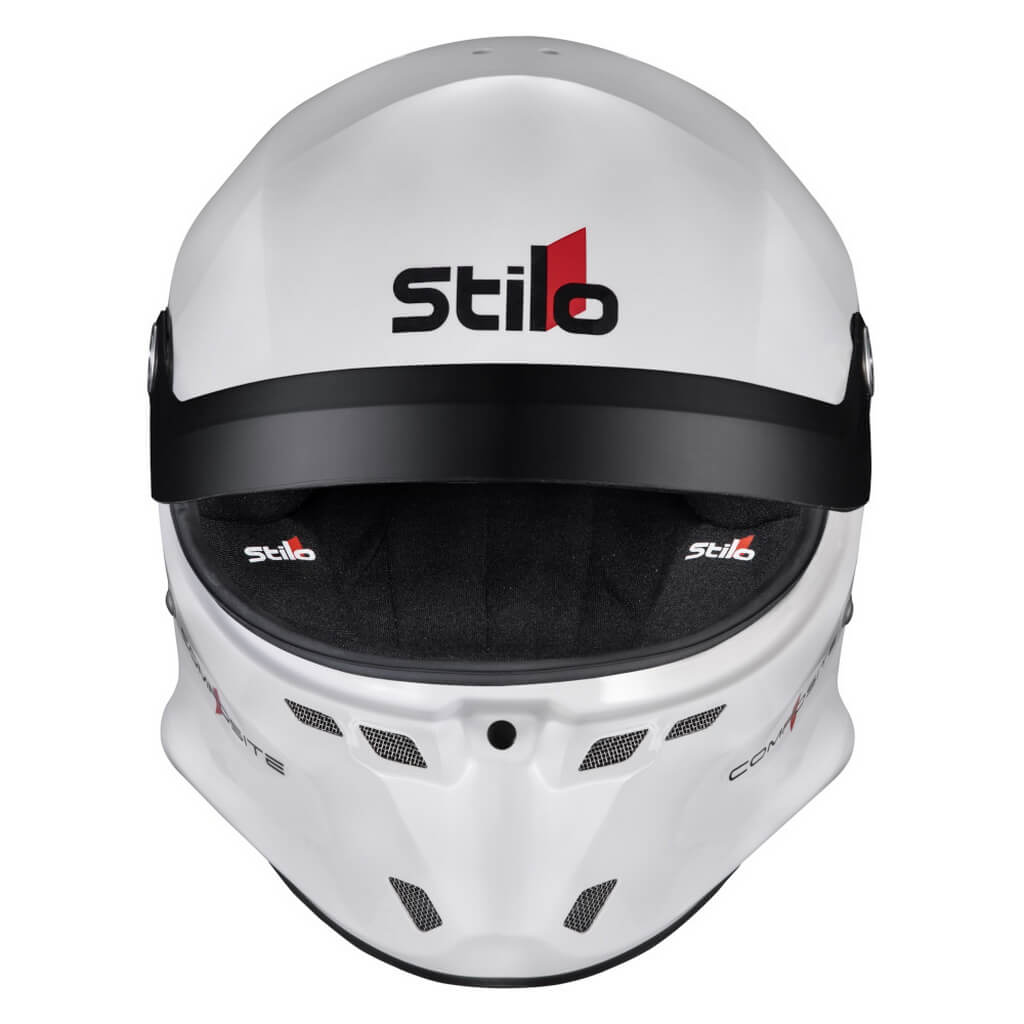 STILO AA0802CG2V630101 Закритий шолом ST6 GT Composite Turismo (Snell SA2020, FIA 8859-24, Hans FIA8858-10), Білий зовні / Чорний всередині, Розмір 63 Photo-1