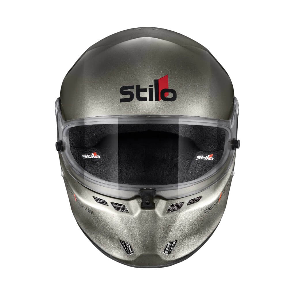 STILO AA0810AG2X63 Закритий шолом ST6 FN Composite, FIA 8859-24 Hans, Титан/ Чорний, Розмір 63 Photo-1