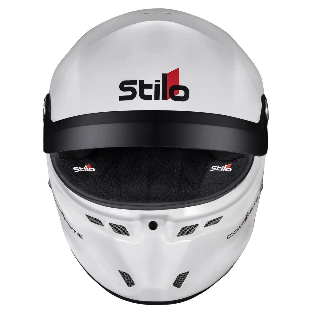 STILO AA0812AG2V580101 Закритий шолом ST6 GTN Composite (Snell SA2020, FIA 8859-24, Hans FIA8858-10), Білий зовні / Чорний всередині, Розмір 58 Photo-1