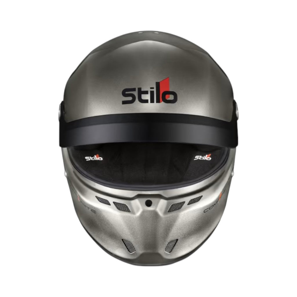 STILO AA0812AG2X61 Закритий шолом ST6 GTN Composite, FIA 8859-24 Hans, Титан/ Чорний, Розмір 61 Photo-1