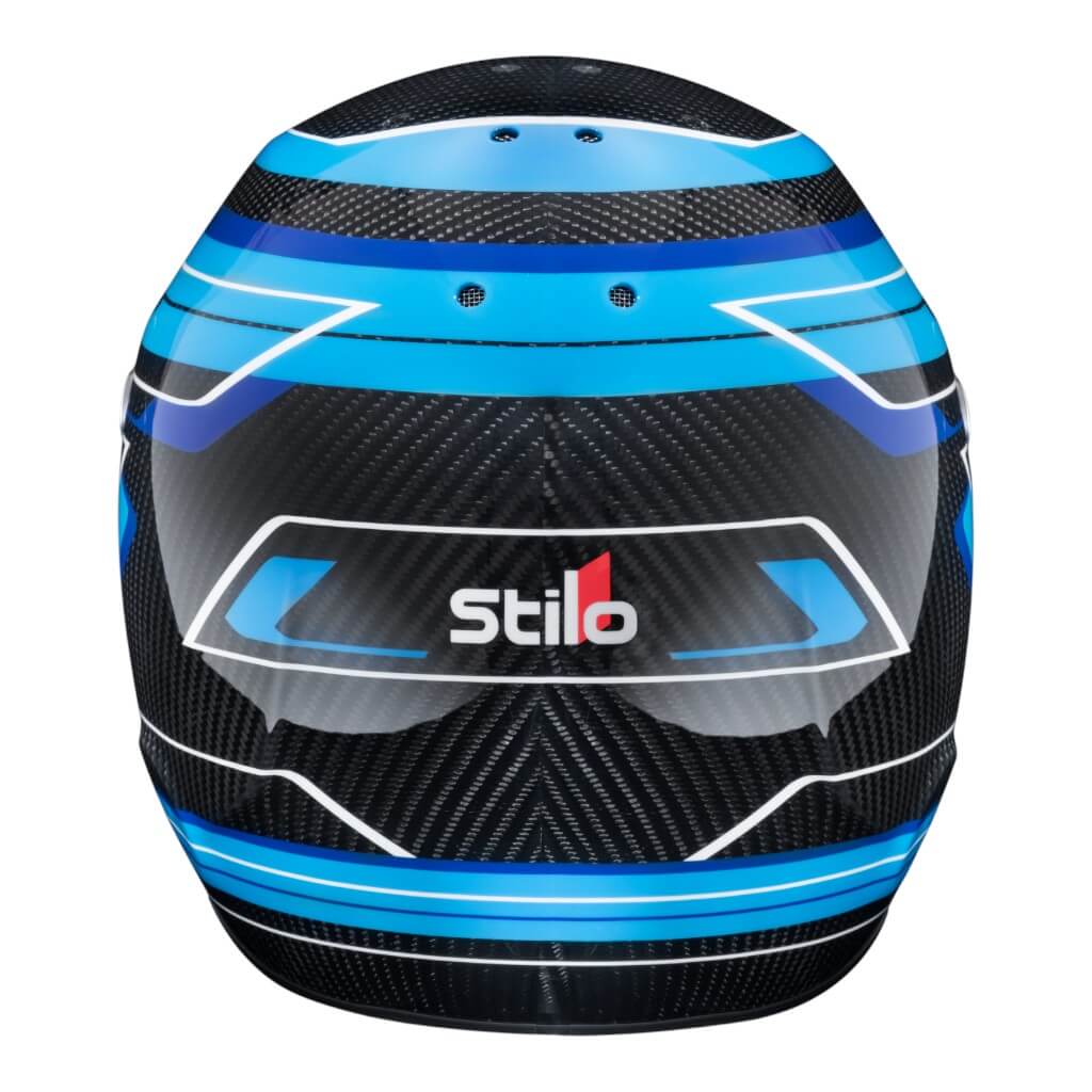 STILO AA0821AH5P53DBLU Шолом для картингу ST6 CMR Carbon Lite Graphyc, Snell CMR 2016, Синій, Розмір 53 Photo-1