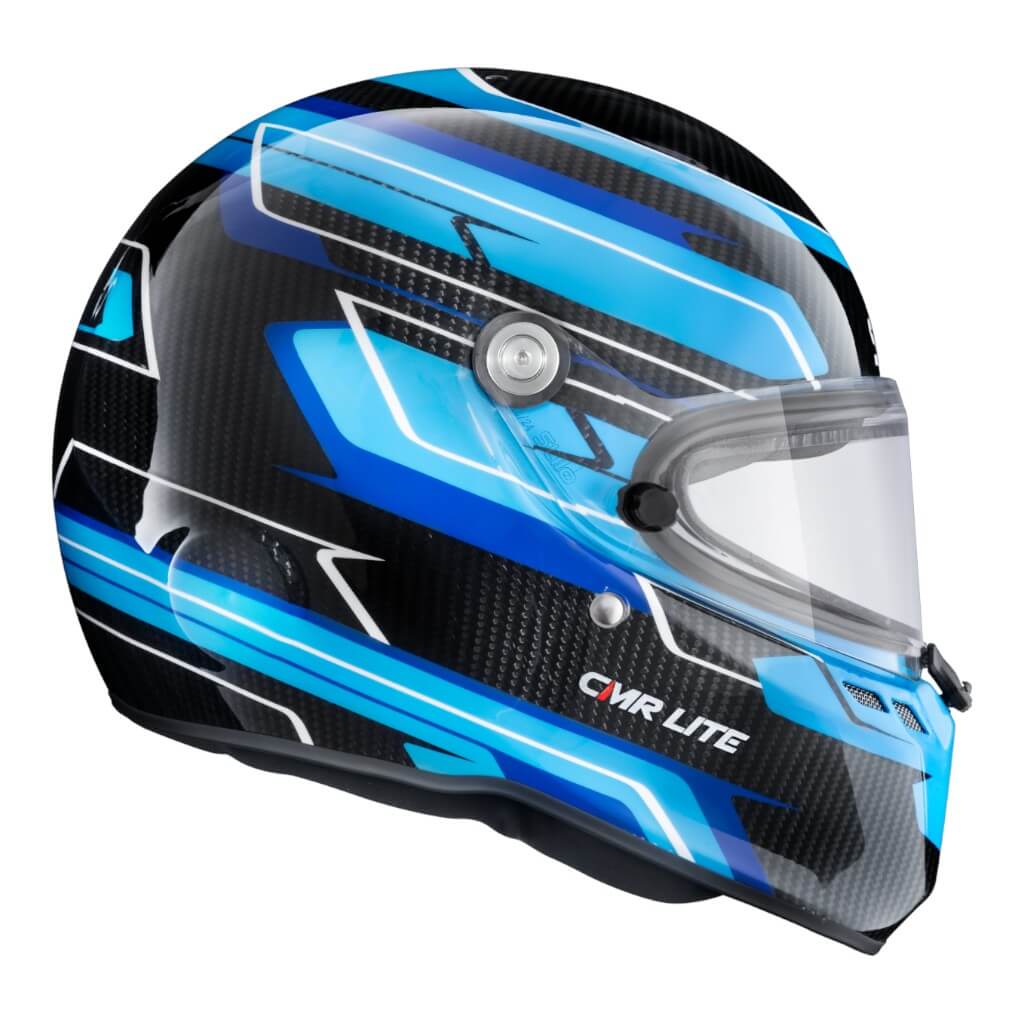 STILO AA0821AH5P53DBLU Шолом для картингу ST6 CMR Carbon Lite Graphyc, Snell CMR 2016, Синій, Розмір 53 Photo-2