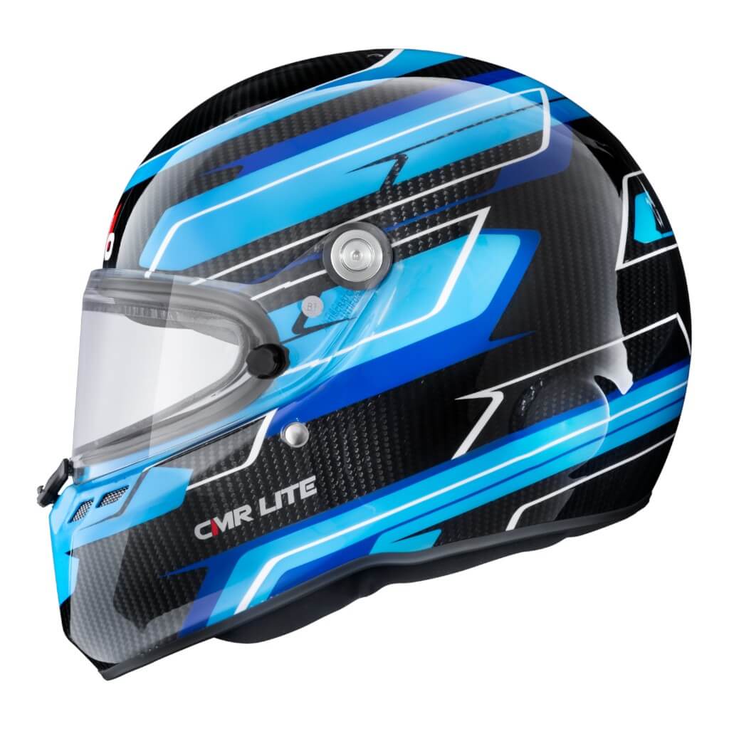 STILO AA0821AH5P53DBLU Шолом для картингу ST6 CMR Carbon Lite Graphyc, Snell CMR 2016, Синій, Розмір 53 Photo-3