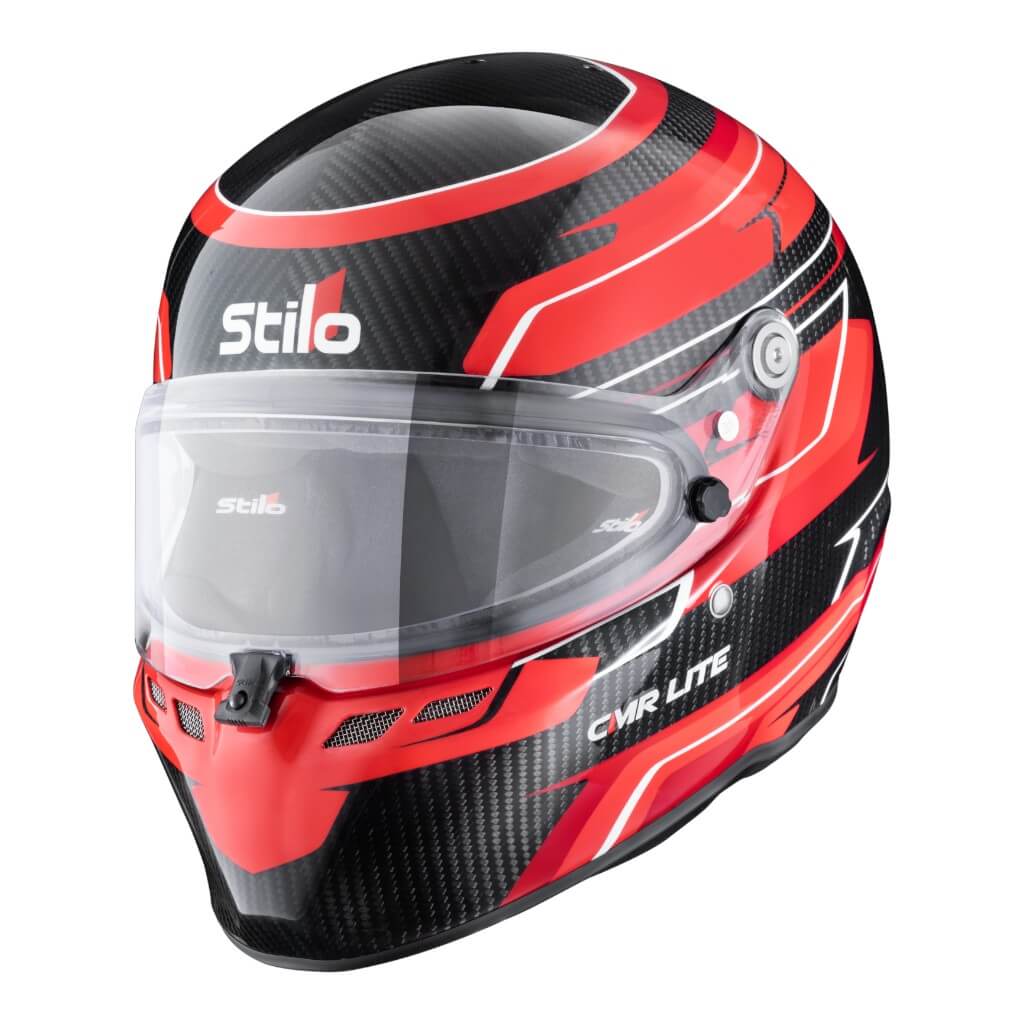 STILO AA0821AH5P53DRED Шолом для картингу ST6 CMR Carbon Lite Graphyc, Snell CMR 2016, Червоний, Розмір 53 Photo-0