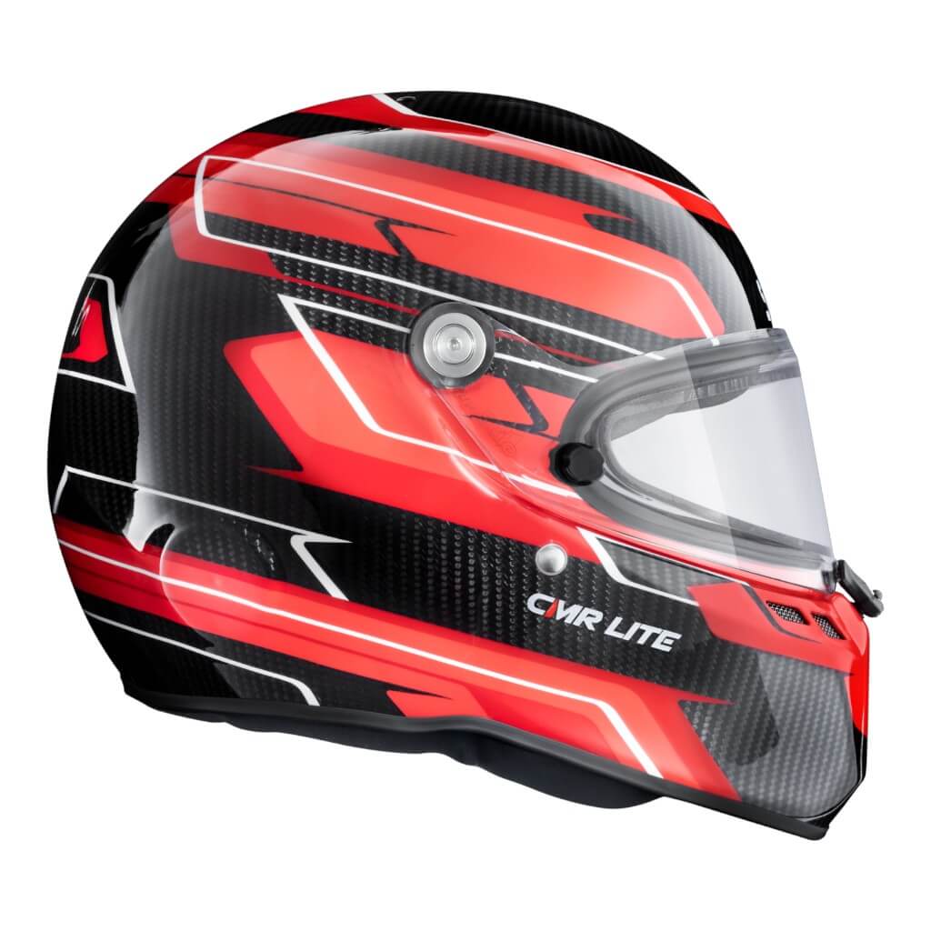 STILO AA0821AH5P53DRED Шолом для картингу ST6 CMR Carbon Lite Graphyc, Snell CMR 2016, Червоний, Розмір 53 Photo-2