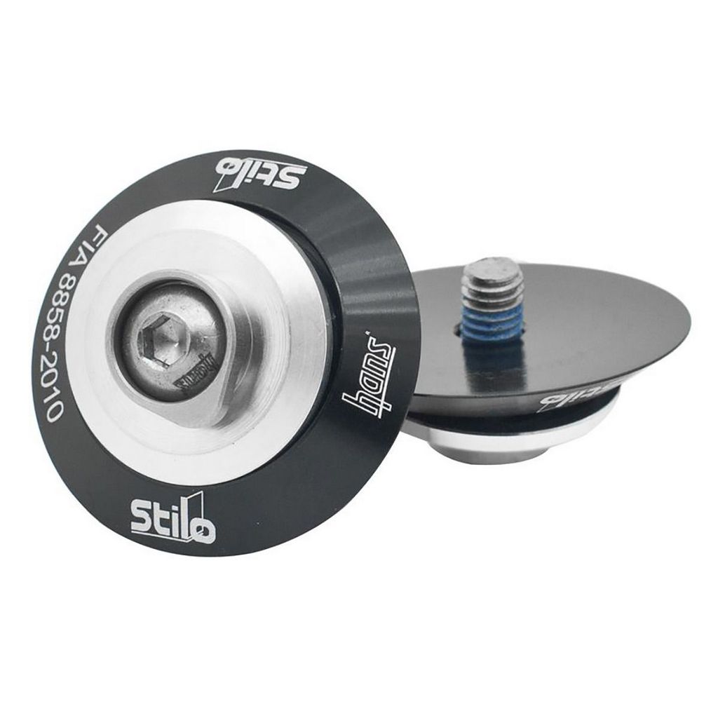 STILO YA0015.2 Кліпси Hans Post Anchors, FIA8858-2010, Чорний Photo-0