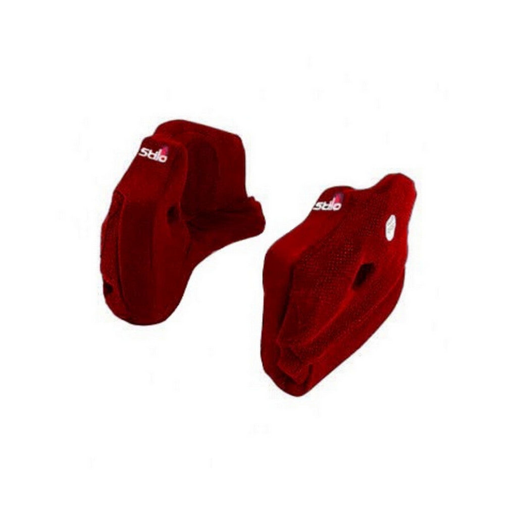 STILO YA0869red-35 Накладки під щоки для шолому ST5 KRT, Червоний, 35 мм Photo-0