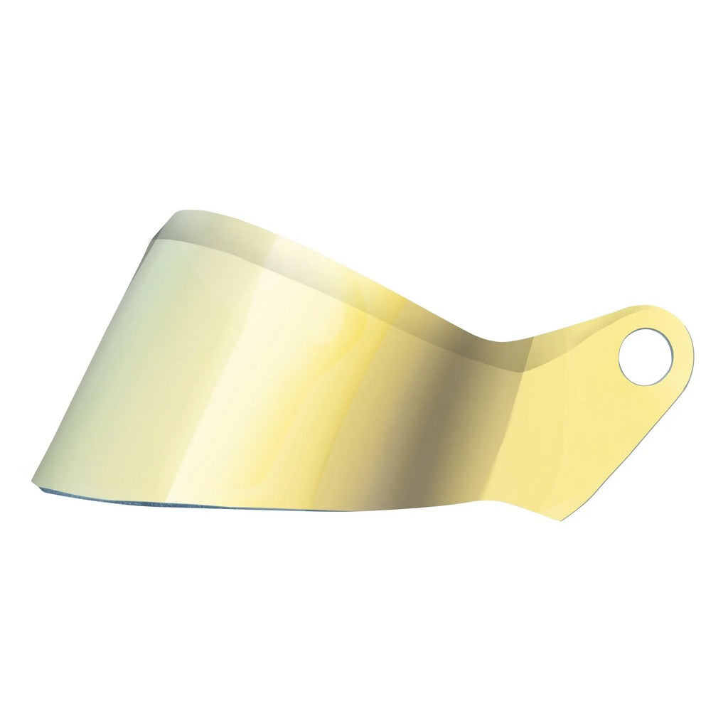 STILO YA0921 Короткий дзеркальний жовтий затемнений візор для шолома ST6 Photo-0