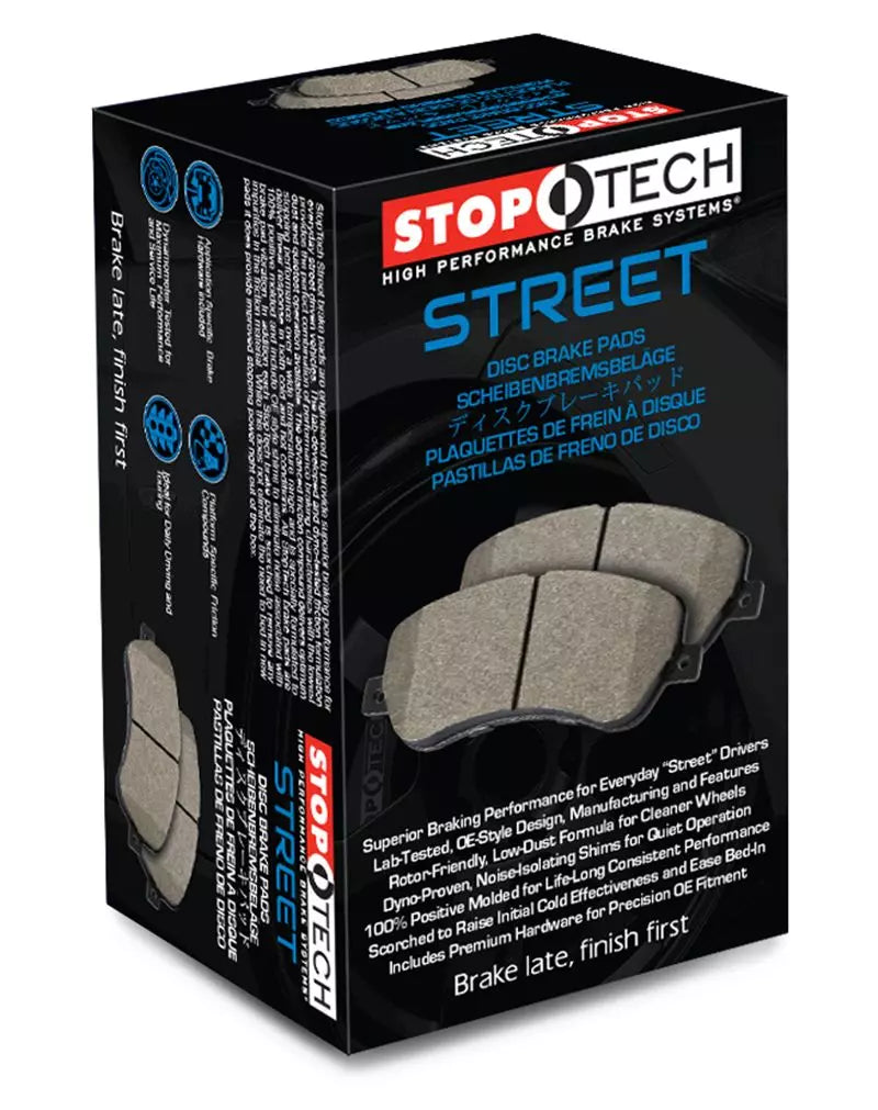STOPTECH 308.17600 Колодки гальмівні з прокладками для AUDI A3 (8V), VW GOLF GTI MK7 Photo-3