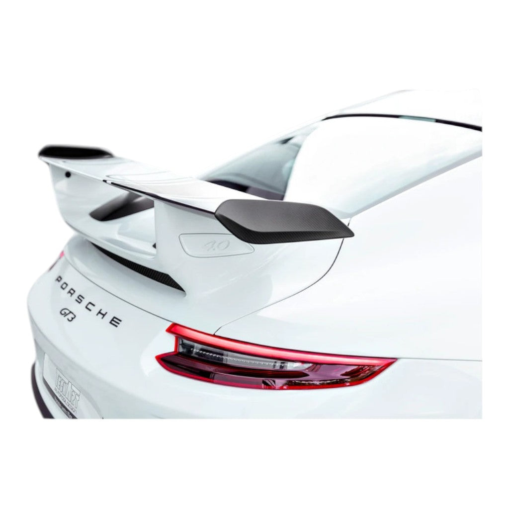 TECHART 091.121.871.009G Накладки заднього спойлера, глянцевий карбон для PORSCHE 911 GT3 / GT3 Touring (991.2) Photo-2