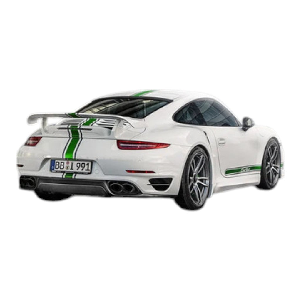TECHART 091.121.580.009G Накладка заднього дифузора, глянцевий карбон для PORSCHE 911 Turbo/Turbo S (991.1) Photo-6