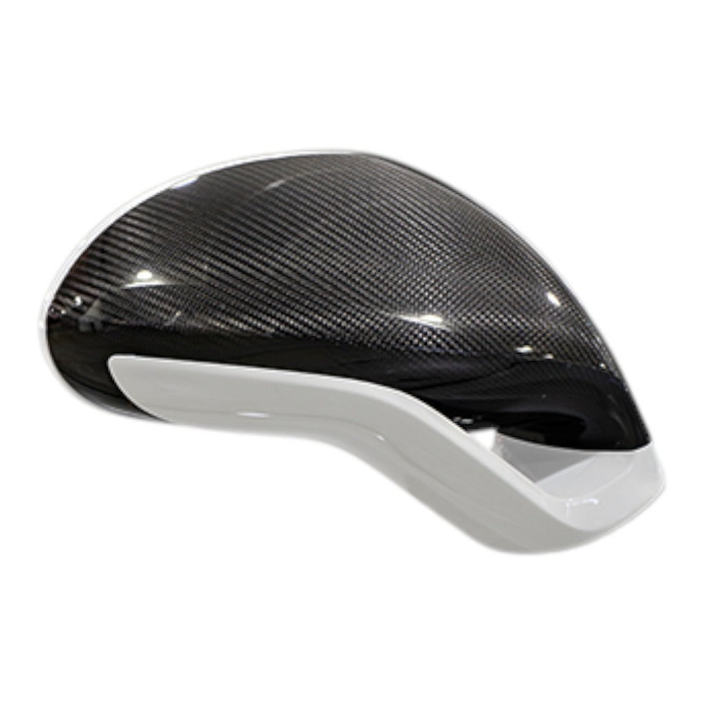 TECHART 091.121.861.009G Ліве/праве бокове дзеркало SportDesign (RHD), глянцевий карбон для PORSCHE 911 Carrera 4/S/4S/GTS/4 GTS/Turbo/Turbo S/GT3/GT3 Touring/GT3RS (991) Photo-0