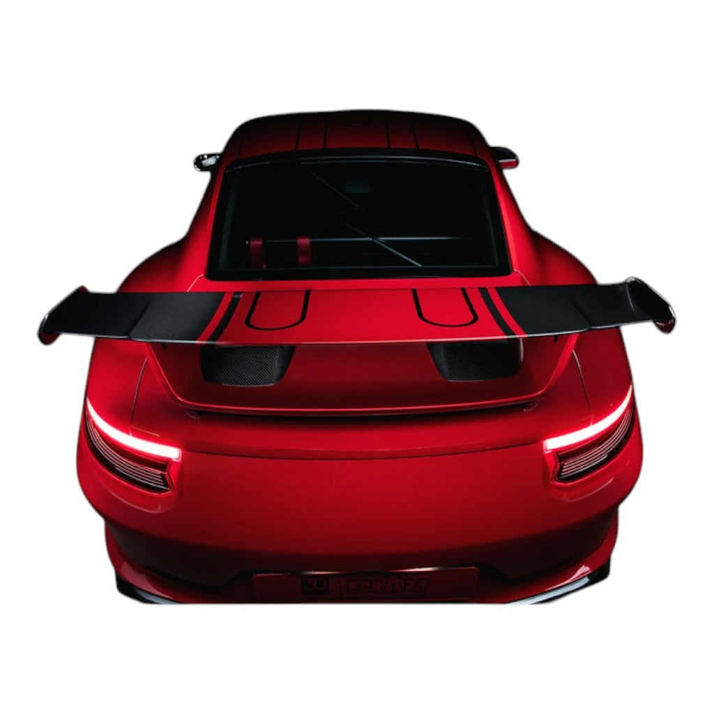 TECHART 091.121.872.009G Задній спойлер, глянцевий карбон для PORSCHE 911 GT3 / GT3 Touring (991.2) Photo-2