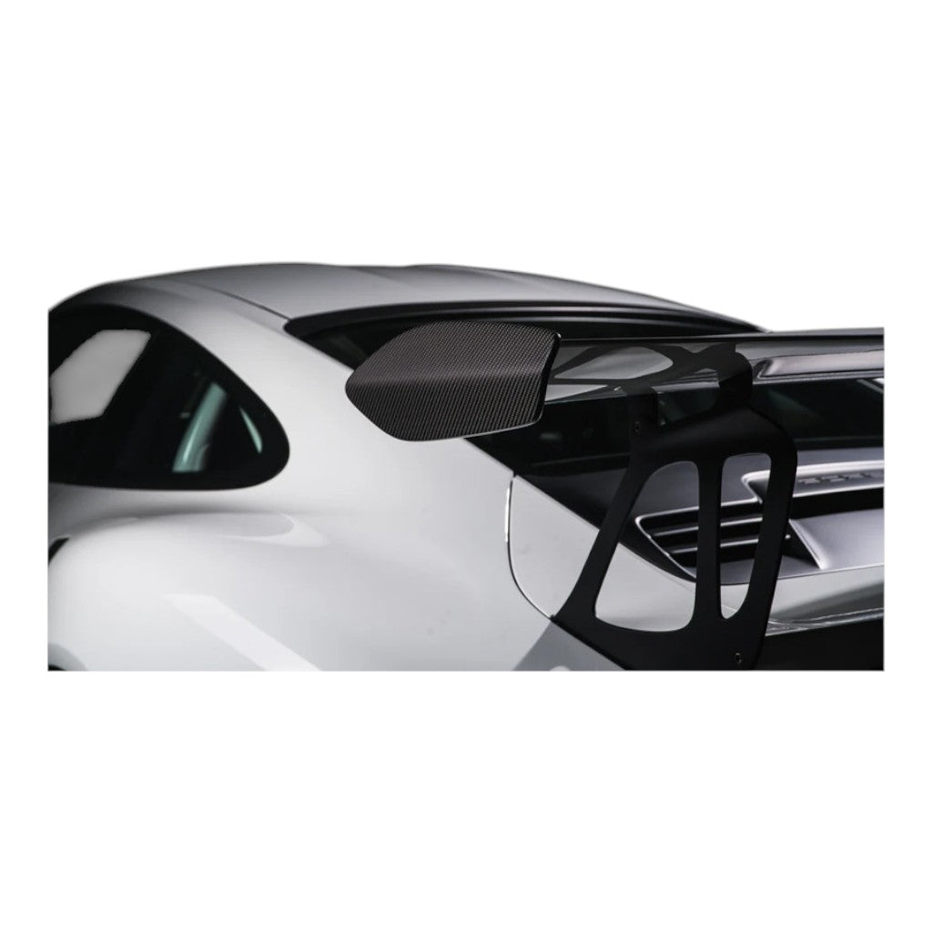 TECHART 091.121.890.009 Накладки заднього спойлера, матовий карбон для PORSCHE 911 GT3RS (991.1) Photo-2