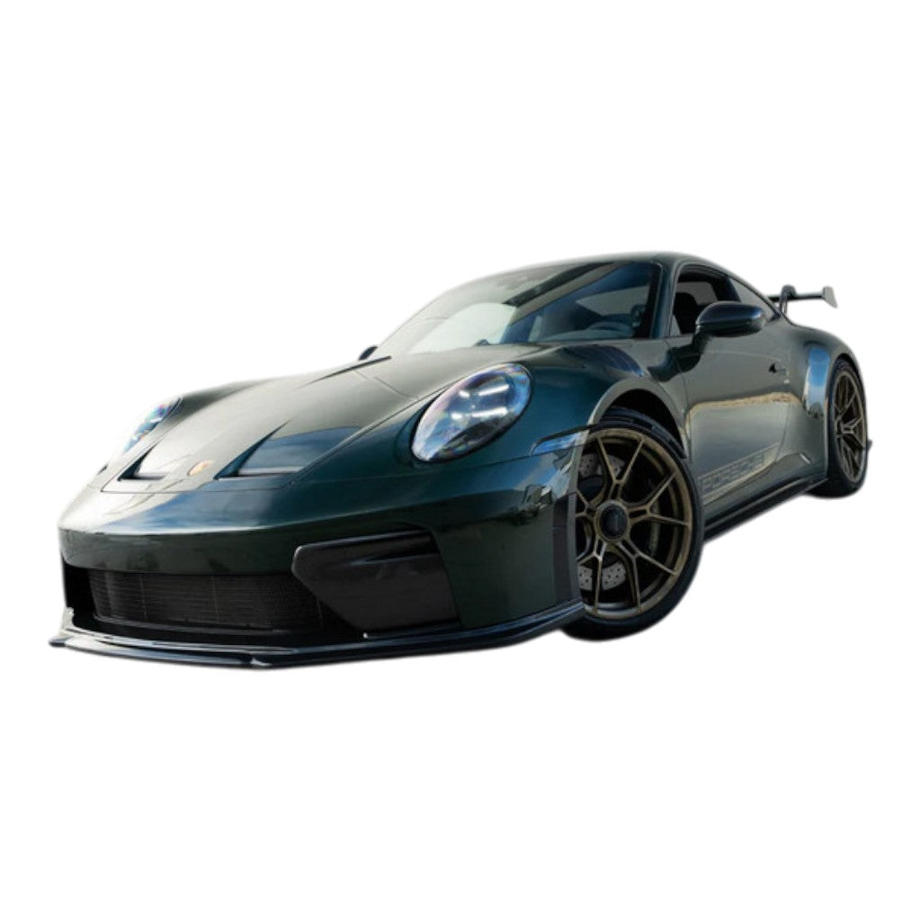 TECHART 092.121.172.009G Накладки передніх повітрозабірників, глянцевий карбон для PORSCHE 911 GT3 / GT3 Touring (992.2) Photo-1
