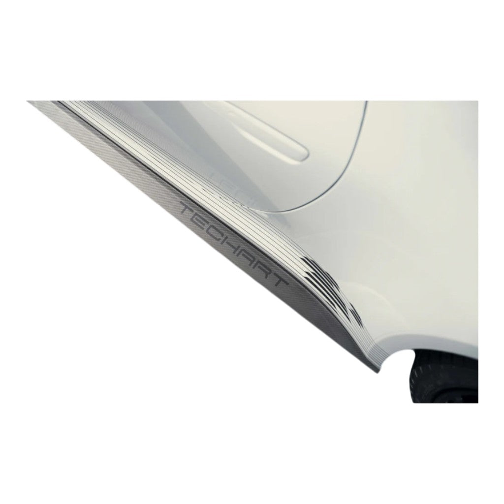 TECHART 092.121.350.009G-02 Бічні спідниці з логотипом TECHART, глянцевий карбон для PORSCHE 911 Carrera 4 / T / S / 4S / GTS / 4 GTS / GT3 / GT3 Touring (992) Photo-1