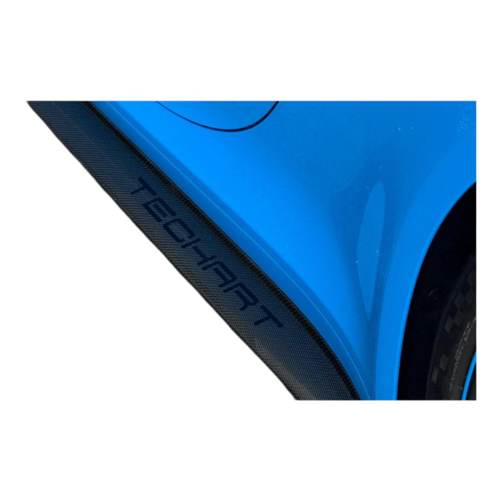 TECHART 092.121.350.009M-02 Бічні спідниці з логотипом TECHART, матовий карбон для PORSCHE 911 Carrera 4 / T / S / 4S / GTS / 4 GTS / GT3 / GT3 Touring (992) Photo-3