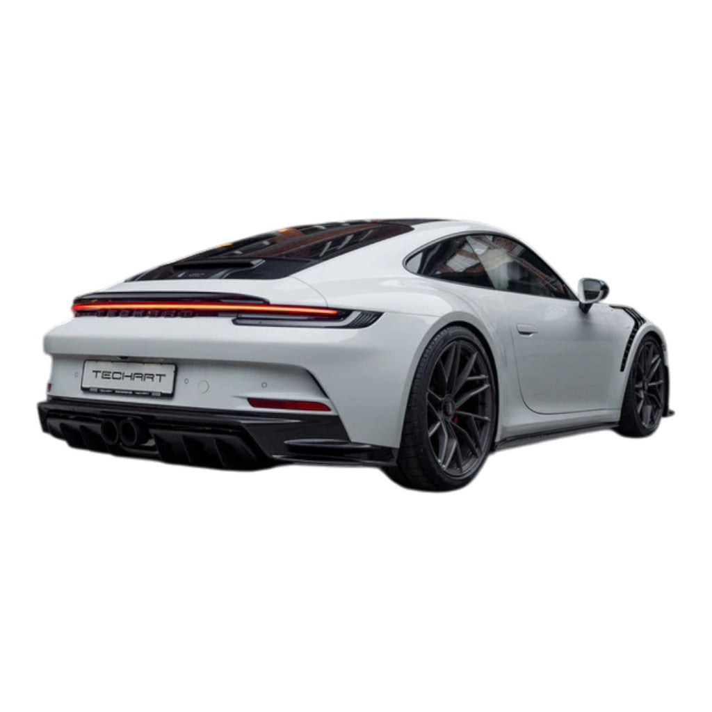 TECHART 092.121.351.009G-02 Бічні спідниці, глянцевий карбон для PORSCHE 911 Carrera 4 / T / S / 4S / GTS / 4 GTS / GT3 / GT3 Touring (992) Photo-5