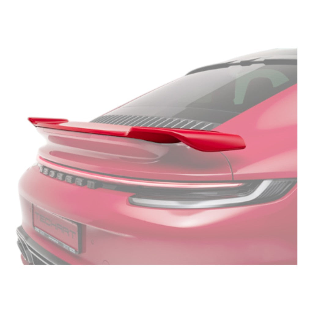 TECHART 092.121.881.009G Задній спойлер I, глянцевий карбон для PORSCHE 911 Turbo Cabrio (992.1)/Turbo S Cabrio (992) Photo-0
