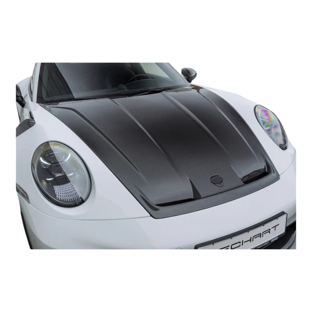 TECHART +92.121.198.022 V02 Комплект переобладнання аеродинамічного капота, зі наскрізним повітряним каналом для PORSCHE 911 Turbo S (992) / Turbo (992.1) Photo-0