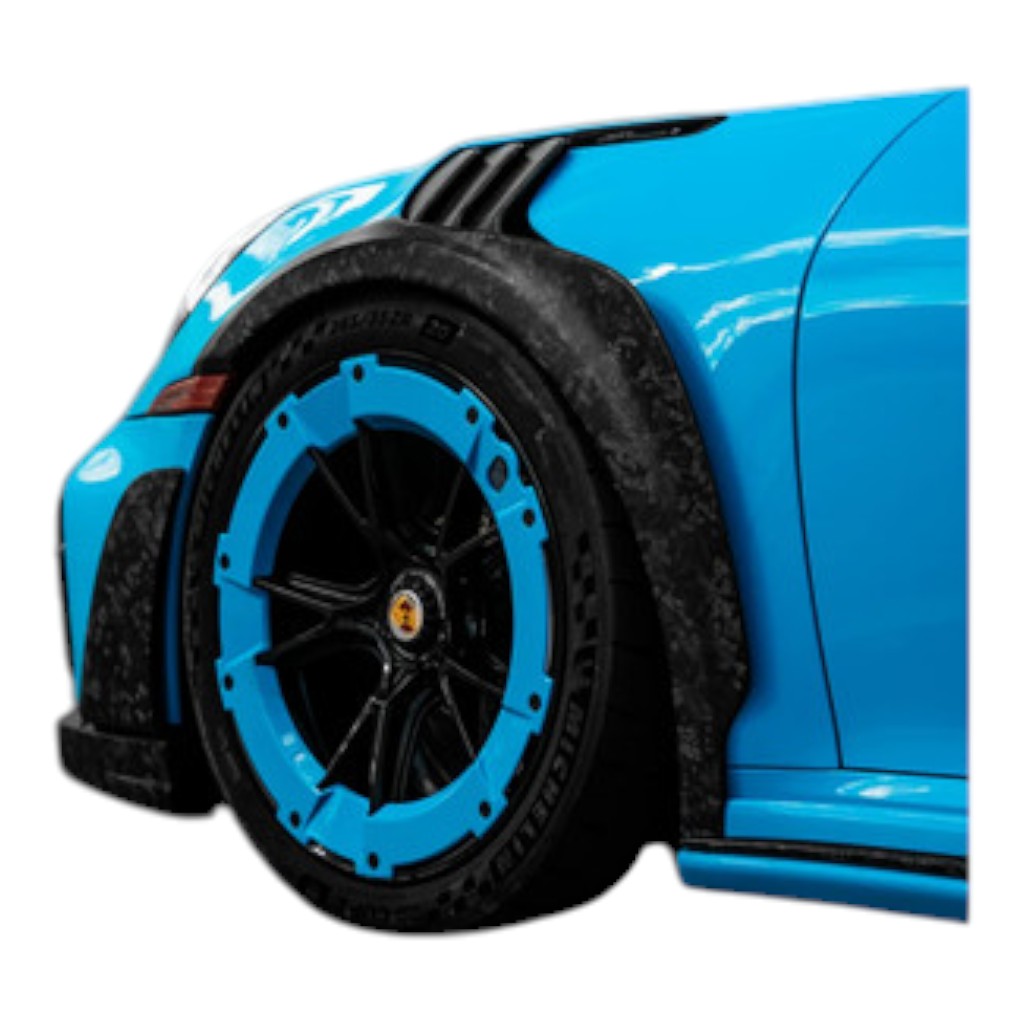 TECHART +92.2F6.200.200 V02: Аерокільце для кованого диска Formula VI Race RA 21, карбон під фарбування Photo-5