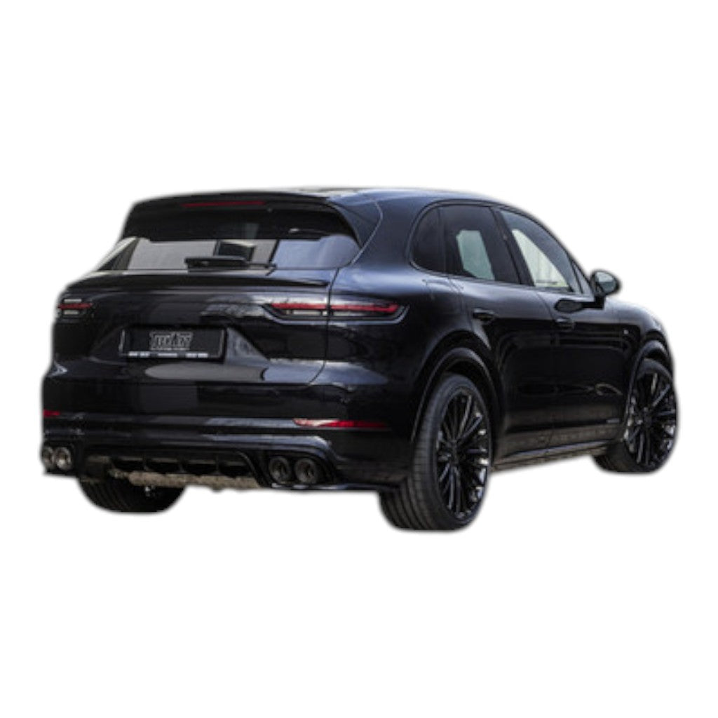 TECHART +9Y.100.010.001 V01: Задній дифузор, чорний структурний для PORSCHE Cayenne (E3.1) (Not Turbo E-Hybrid/Turbo GT) Photo-9