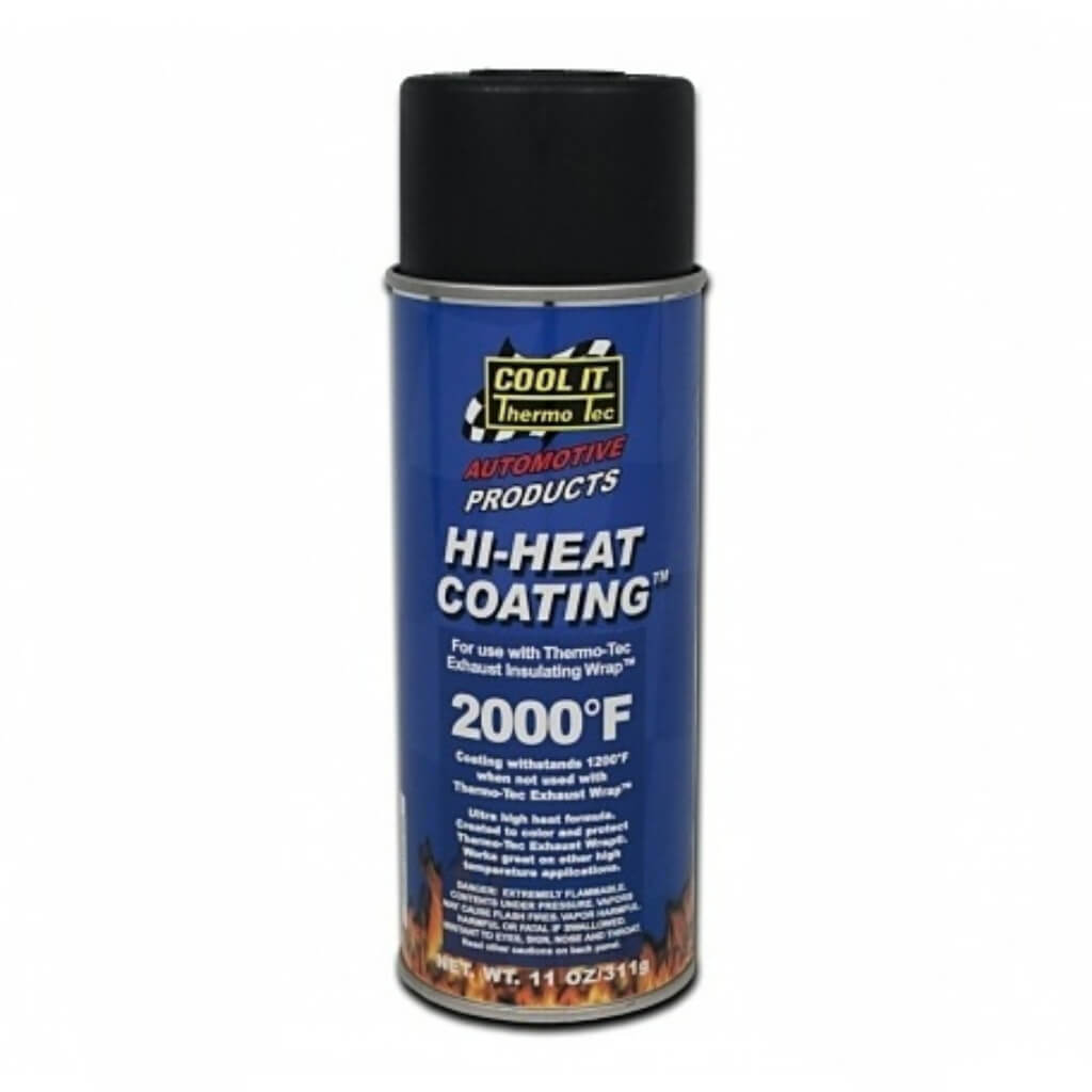 THERMO-TEC 12001 Високотемпературний спрей 11 oz. (330 мл) Чорний Photo-0
