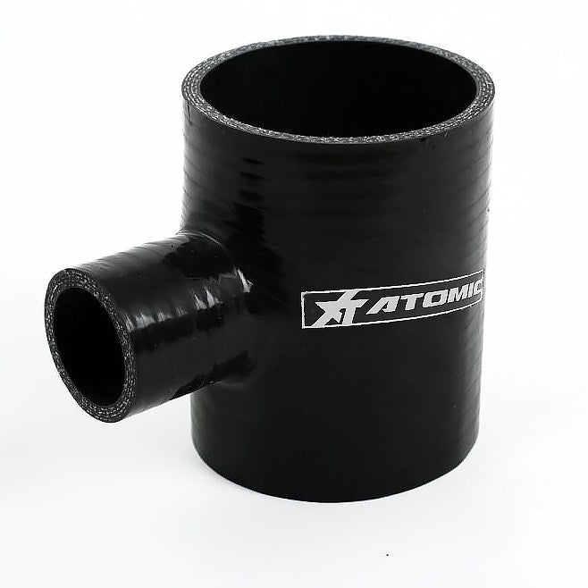 ATOMIC TP70 Патрубок силіконовий чорний, T-образний 70 мм Photo-1 