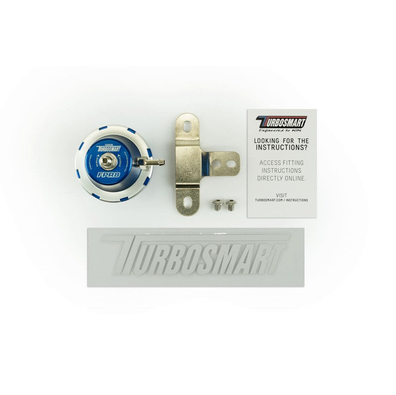 TURBOSMART TS-0404-1031 Регулятор тиску палива -8AN (синій) Photo-5